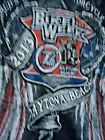 Harley davidson shirt hot leathers women&#039;s bike week 2013 72nd annual t-shirt, m