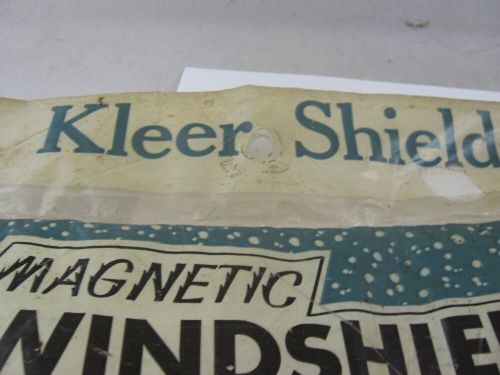 Vintage kleer shield auto car windshield cover magnetic by sterling corp
