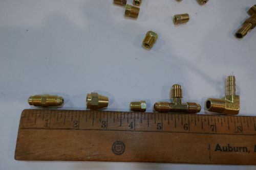 Brass  fittings kit for tubing and npt pipe  lots of different