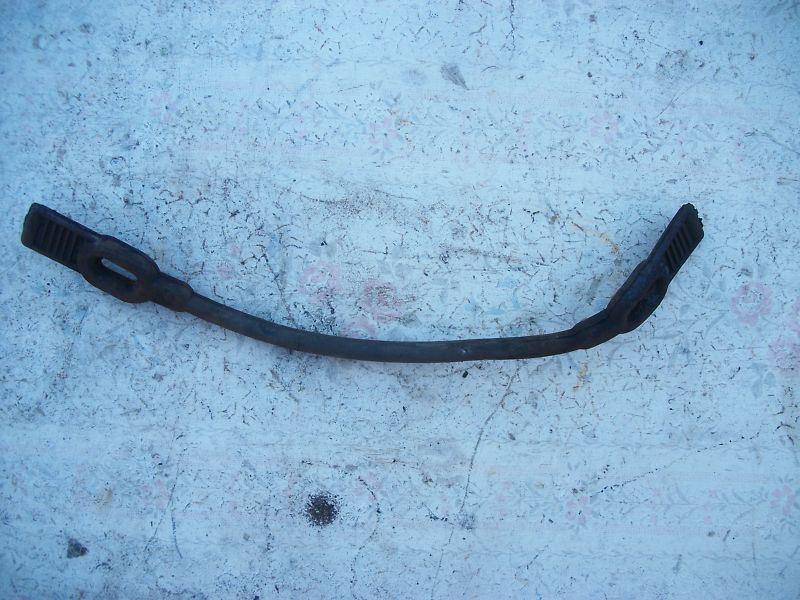 1973 harley davidson  sprint gas tank hold down  strap sold as and 4 parts used