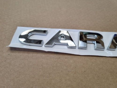 Caravelle chrome boot tailgate badge