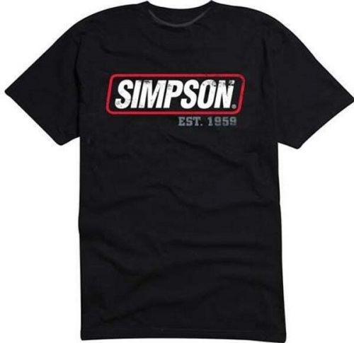 44018ly simpson racing usa flag tee