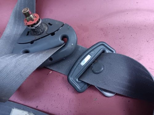 89-95 toyota pickup truck regular cab driver left seat belt retractor gray oem