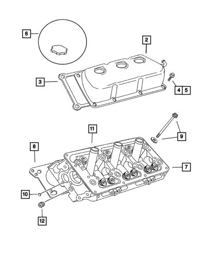 Genuine mopar oil filler cap 4892139aa