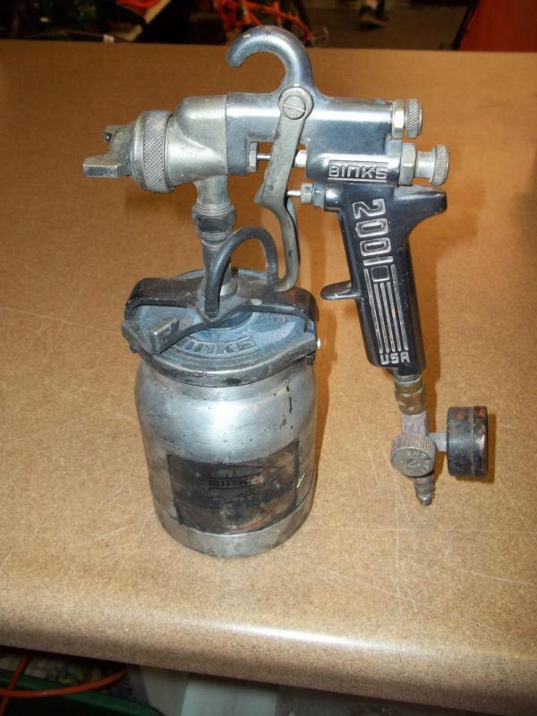 Binks 2001 paint spray gun drip proof 2 - untested / cannot test - for parts!