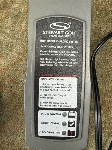 Golf cart battery charger 12v 4a stewart golf smartcharge rsc4