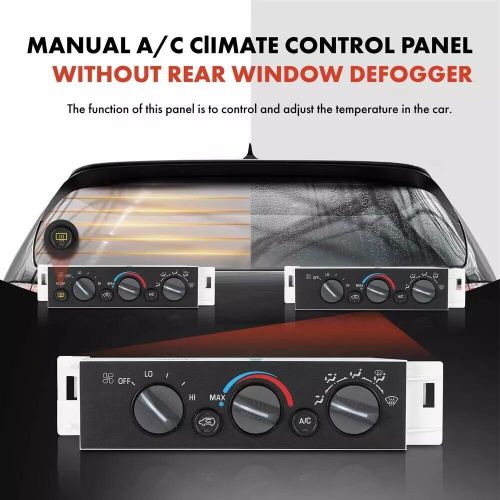 Ac heater climate control module for chevy tahoe gmc yukon c/k1500 2500 96-00