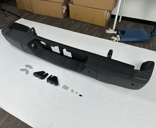 New complete rear bumper assembly for 2014-2017 toyota tundra with sensor holes