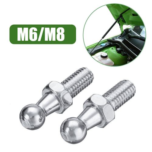 2pcs 10mm m8 m6 boot bonnet gas strut end fitting connector ball screw bolts-