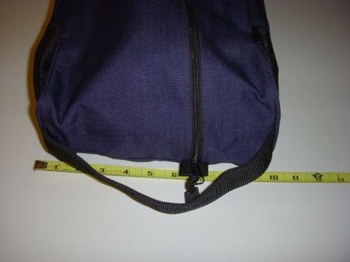 Toppers asa umpires association flight gear field travel bag blue zipper strap