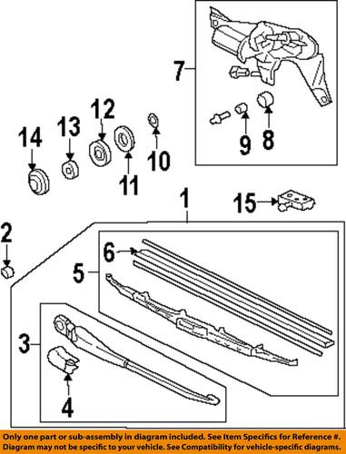 Honda oem 76720-s9v-a01 wiper arm/windshield wiper arm