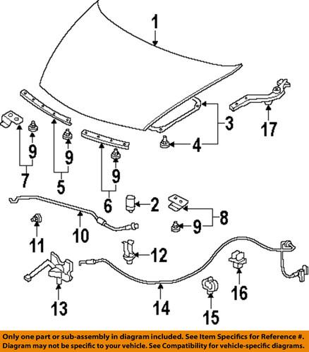 Honda oem 74130snaa01zc hood release cable-release cable