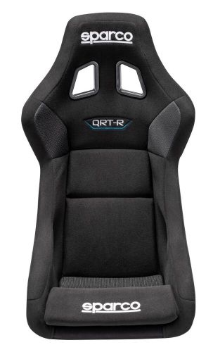 Sparco qrt-r fia competition racing seat (fits 36&#034; waist) black cloth