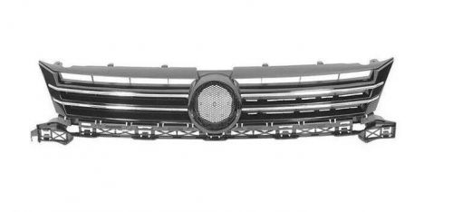 Fits volkswagen touran 2010 - 2015 front grille with chrome moulding