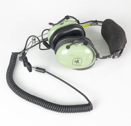 David clark aviation headset p/n12510g-21 model h10-76