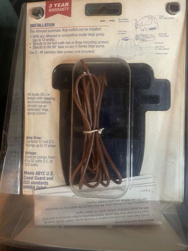 Attwood 4202-7 automatic float switch for bilge pump 12v &amp; 24v low profile boat