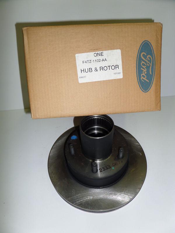 Oem ford hub & rotor f4tz-1102-aa bronco f150 95-96 54082