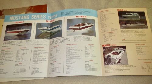 Browning aero craft 1975 motor boat  promotional  literature, owner&#039;s manual