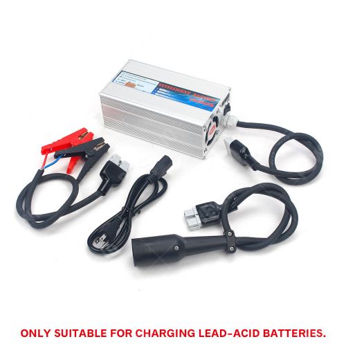 48 volt 20 amp golf cart battery charger led with round 3 pin plug for club car