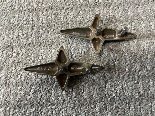 Vintage 1950s pontiac star emblems