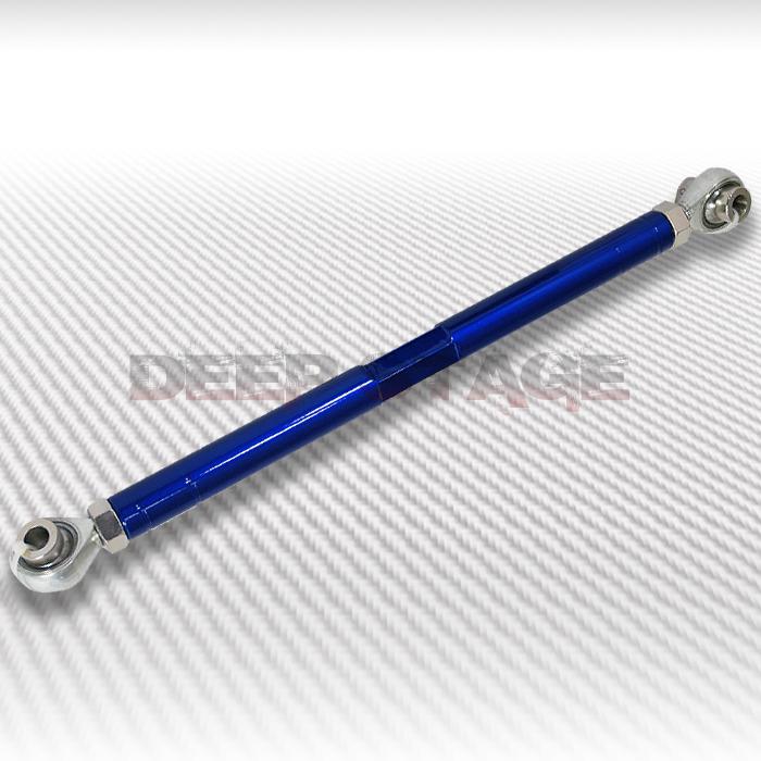 89-98 240sx s13 s14 stainless rear lower traction support tie rod/bar/arm blue