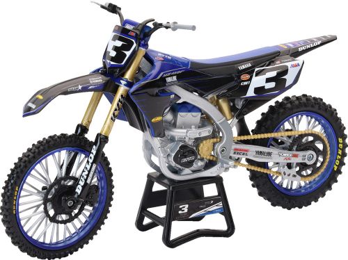 New ray toys yamaha factory race team bike blue/black eli tomac 1:12 scale 58323