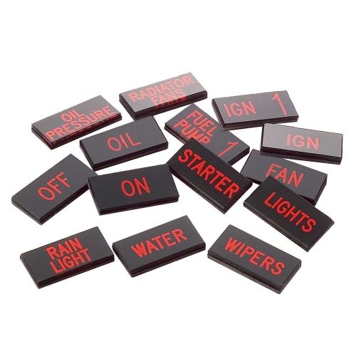 Demon tweeks dash board marker badges - oil temp marker - single