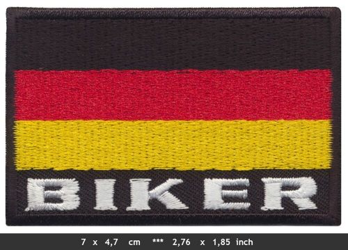 Germany biker flag patch patch motorcycle motocycle chopper usa-