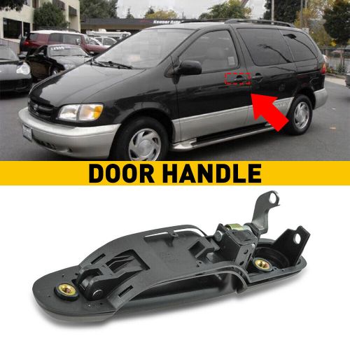 Outside handle door front driver left for side 35855 toyota sienna black