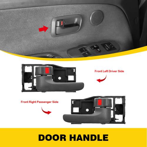 2x front left right side inside interior door handle for 2000-06 toyota tundra