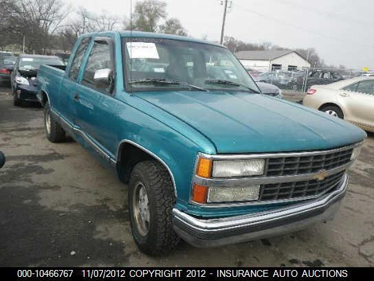 88 89 90 91 92 93 chevy 1500 pickup r. corner/park light