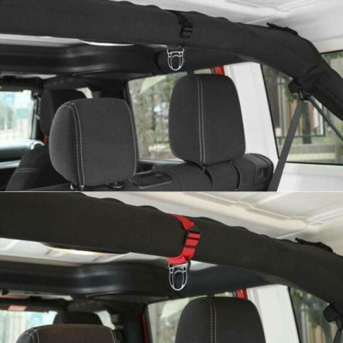 Roll bar coat hook clothes hanger abs parts for jeep wrangler jk jl 2007-2018