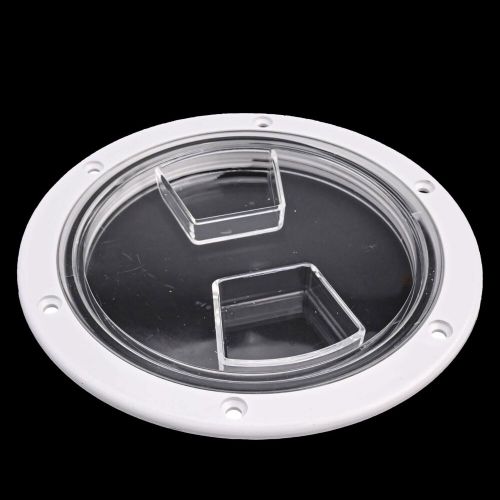 Abs material marine boat clear top lid lock deck plate inspection hatch cover