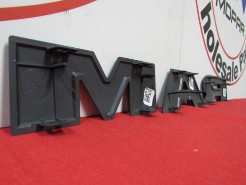 Ram 2500-5500 matte black ram emblem new oem mopar