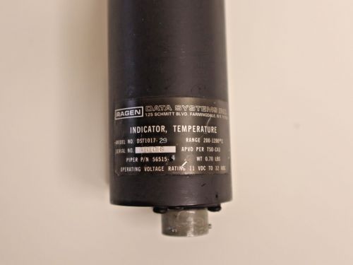 RAGEN DST1017-29 Temperature Indicator / Piper 56515-4 Removed Working with Tag, US $300.00, image 6