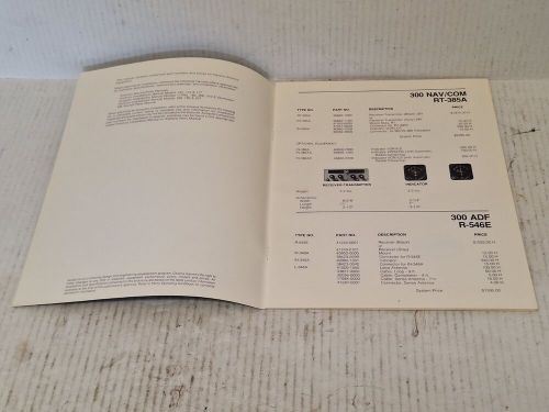 1978 cessna oem avionics sales catalog- rare gift vintage