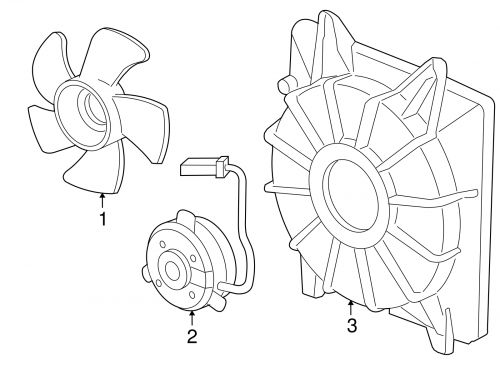 Genuine honda fan shroud 19015-rez-a01