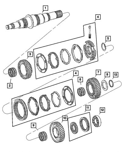 Genuine mopar thrust washer 5142831aa