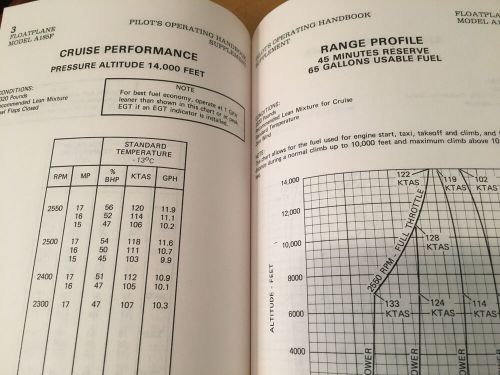 1984 cessna 185 skywagon a185f pilot&#039;s information manual