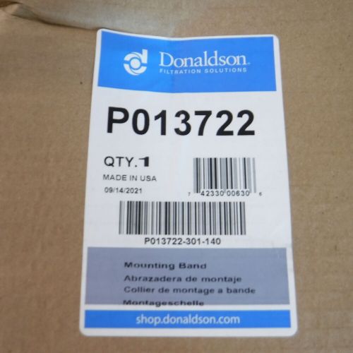 Donaldson steel mouting band p013722 for use w/a130115 era a130087 a130045 eba