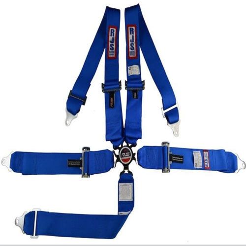 Rjs racing equipment 1032503 5-point cam-lock racing harness blue