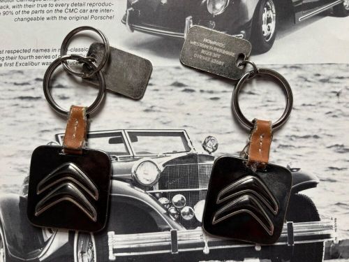 Two citroen keyring keychain ds3 c4 c5 c3 aircross berlingo picasso