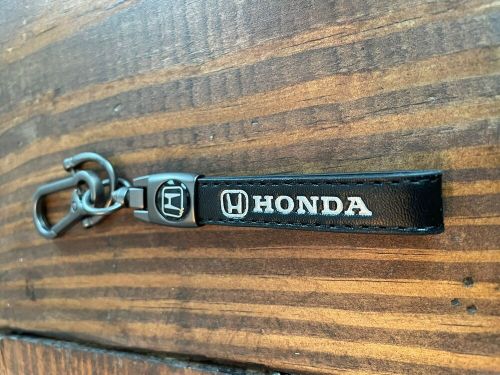 Honda custom black keychain