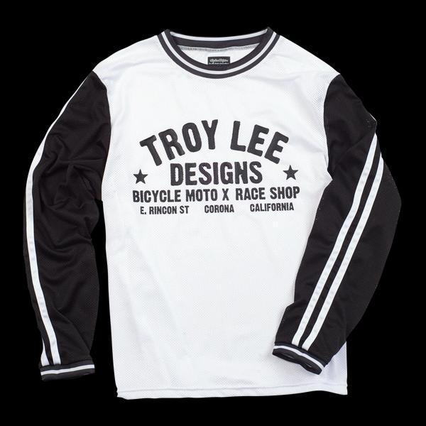 2014 troy lee designs super retro jersey black white adult md