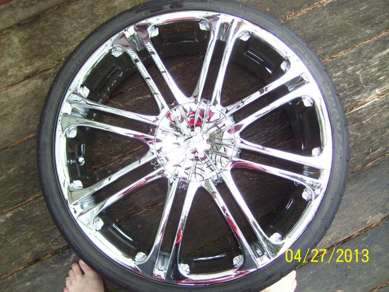 Mkw 20inch rim and tire combo