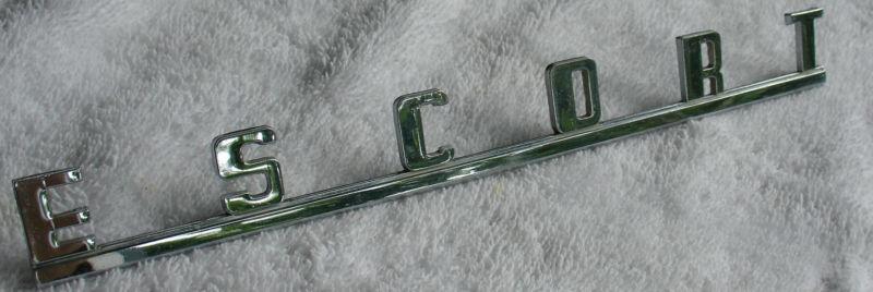 1957 1958 1959 ?? ford escort emblem vintage 1950s