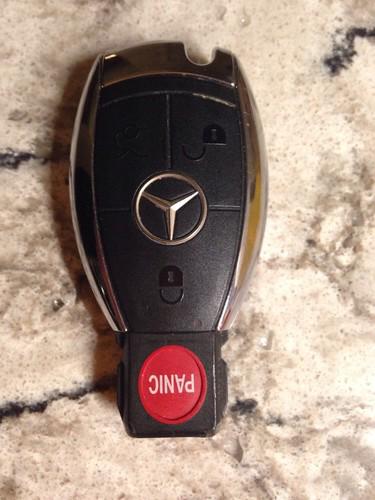 Mercedes benz chrome smart prox remote key keyless fob replacement case button