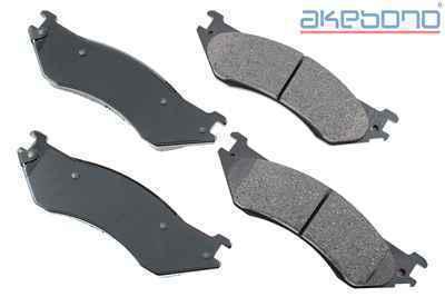 Akebono act1077 brake pad or shoe, rear-proact ultra premium ceramic pads