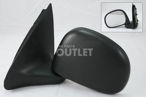 99-01 ford f150 xl manual side mirror fo1320132 rectangular left 97-98 f250ld lh