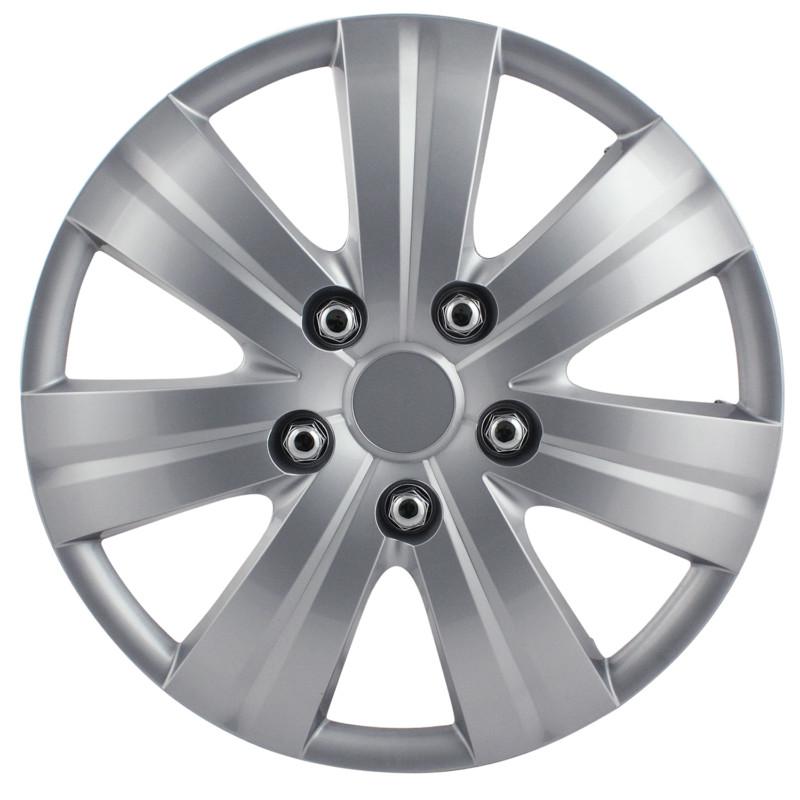 Pilot matte silver 7 spoke 14' wheel cover wh523-14s-bx